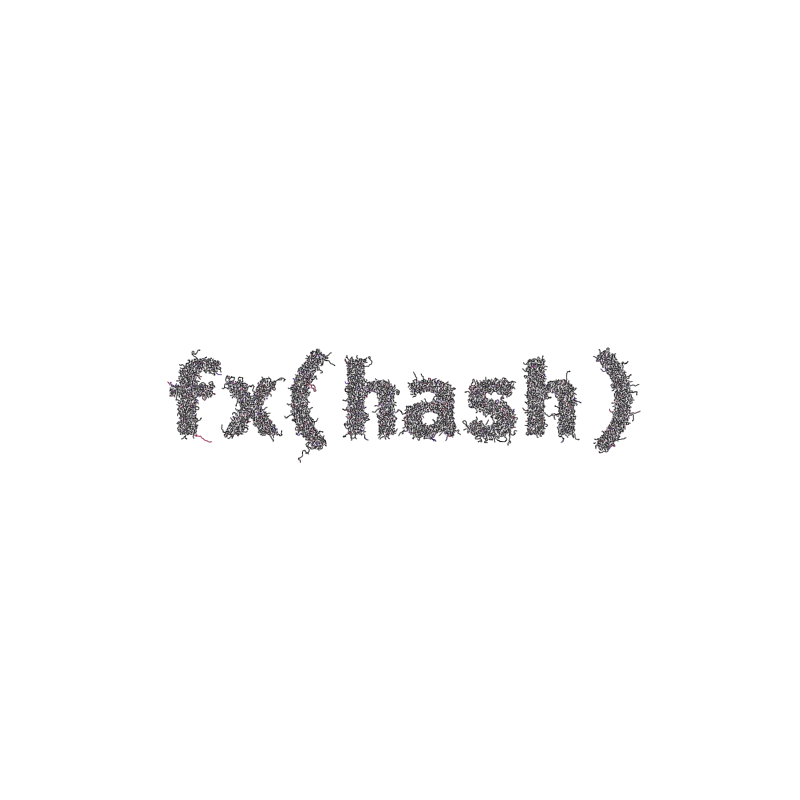 FXHASH Logo with Features #957