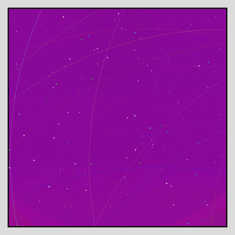 Color Field Starry B #114