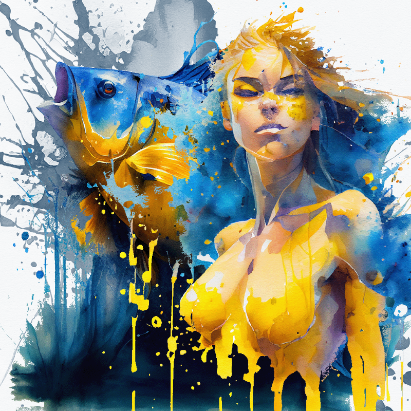 Artemis and Fish #1