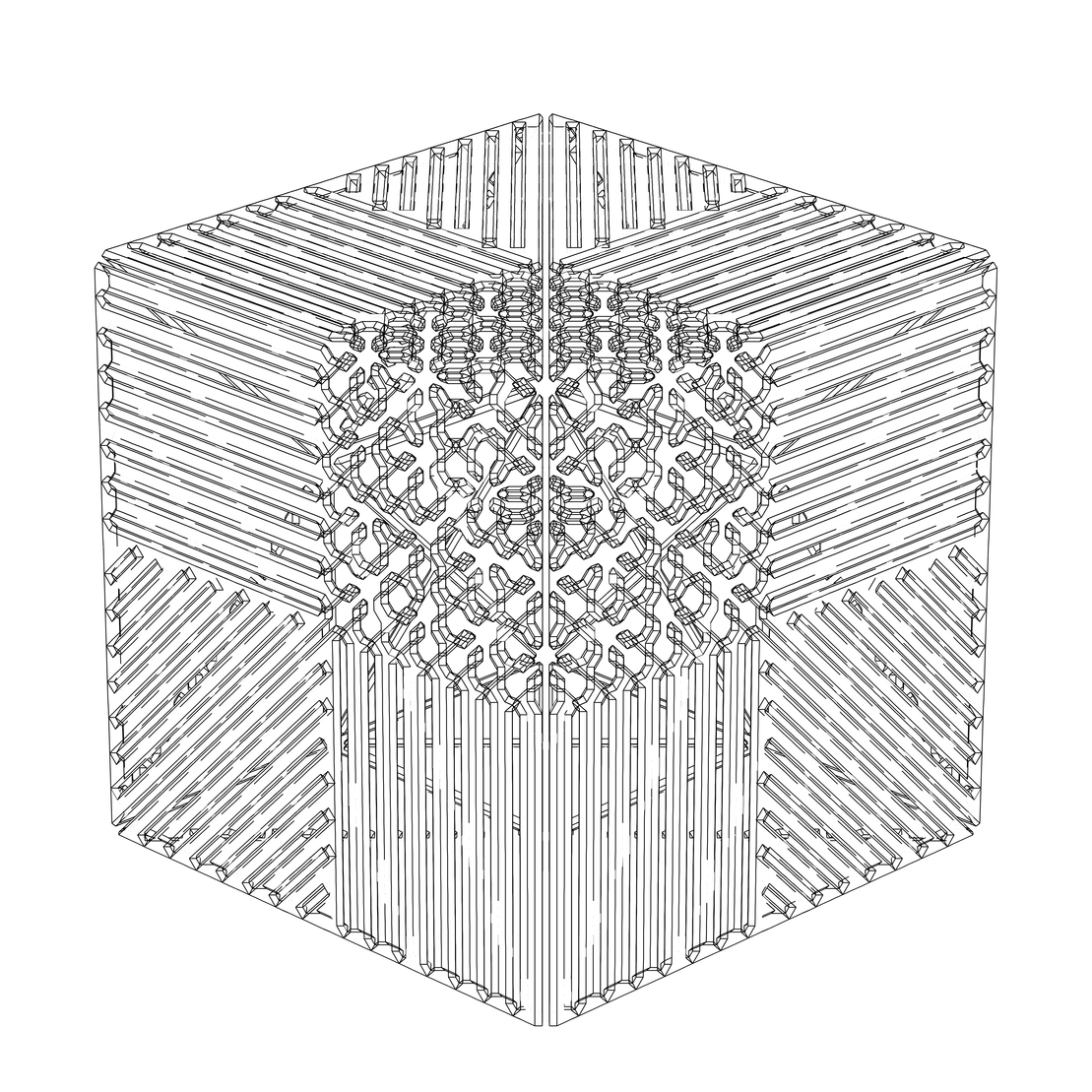 LL21 Alien Art Cube #726