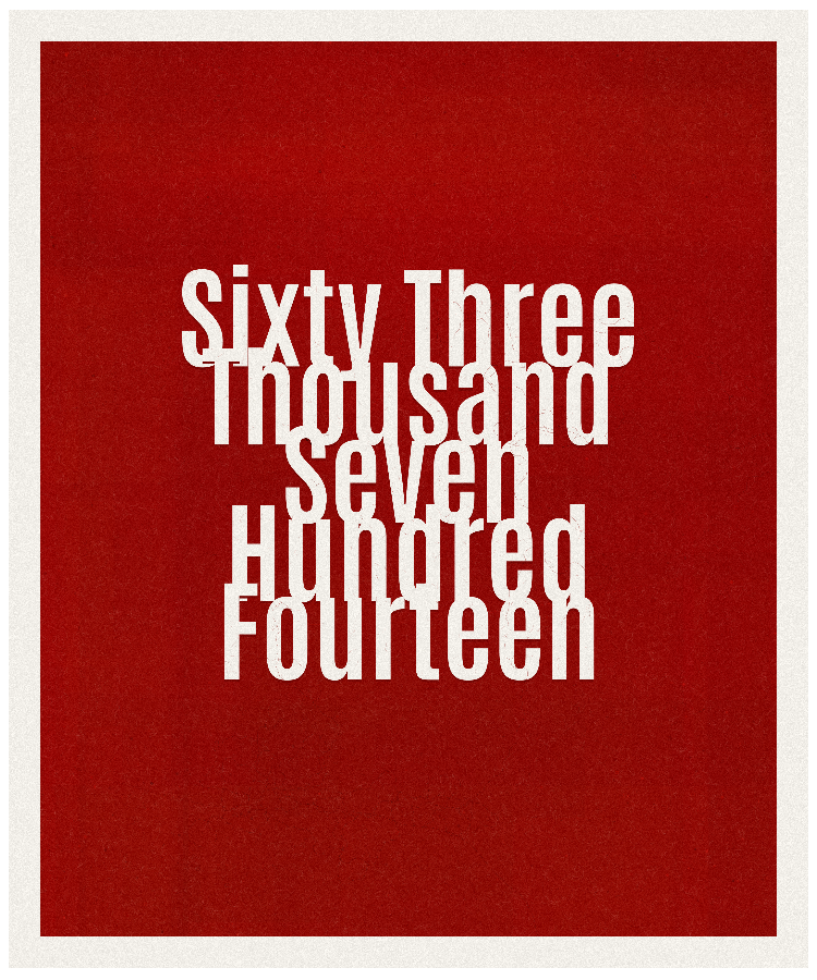 Count #63714