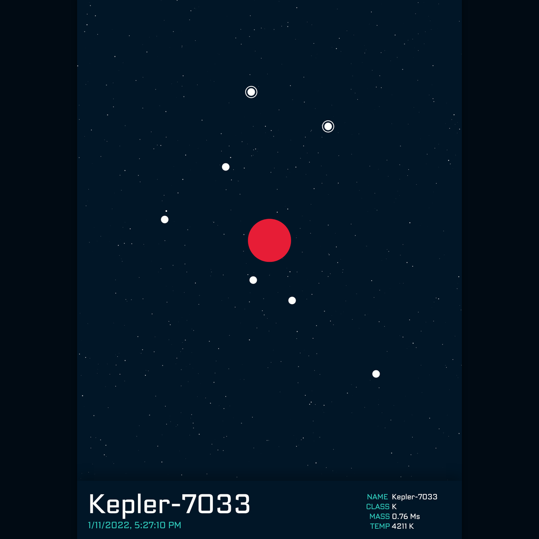 PLANETARY SYSTEM #116