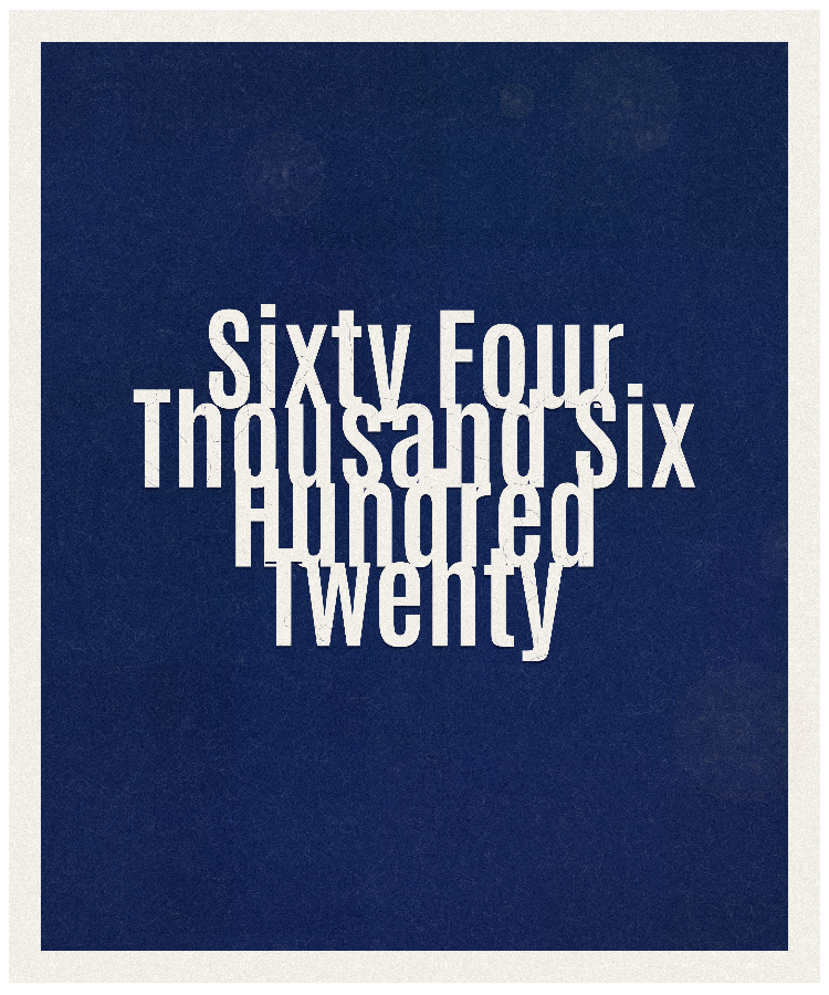 Count #64620