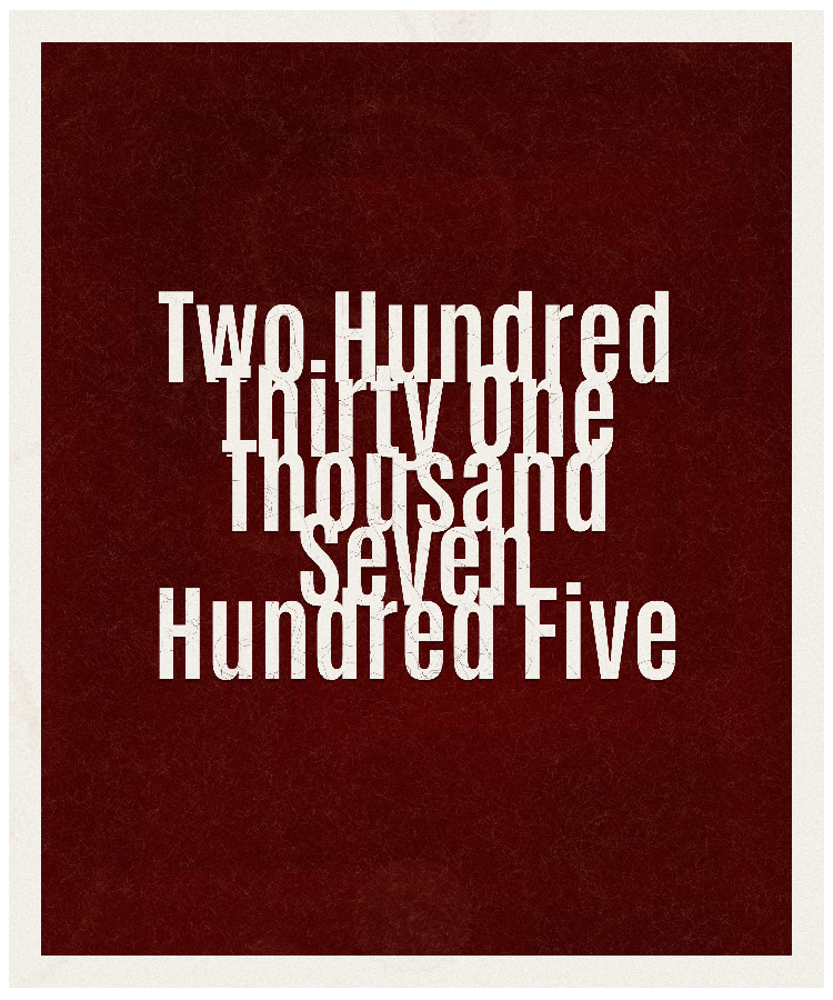 Count #231705