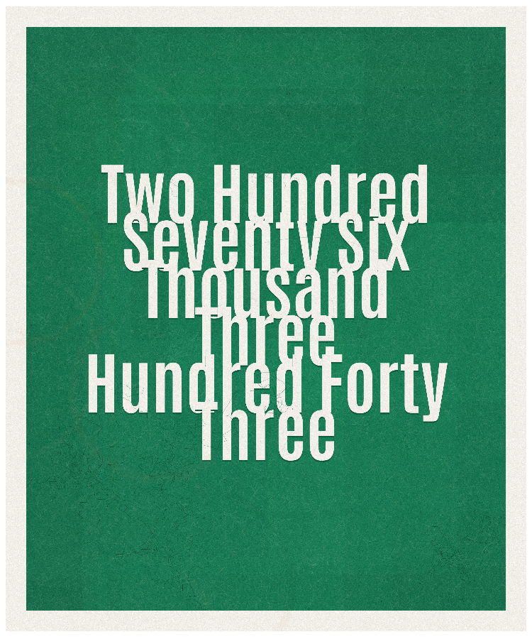 Count #276343