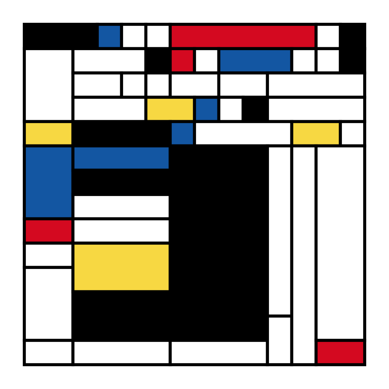 Mondrian squares #14