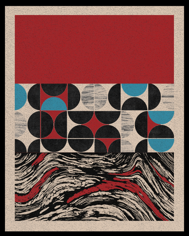 Bauhaus art #red #17