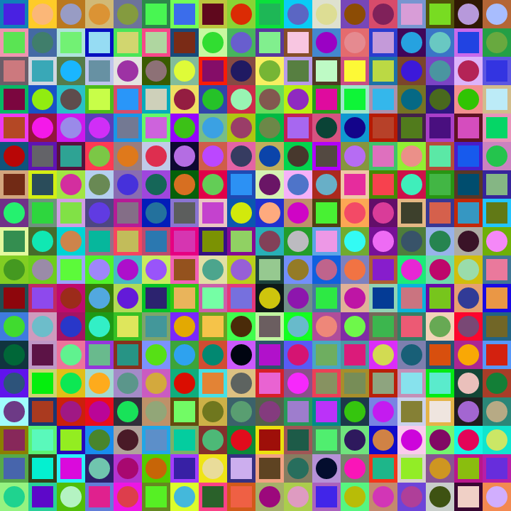 Square Dot Composition #254