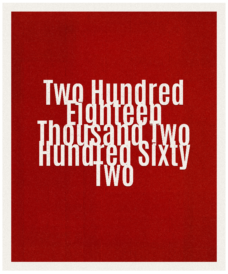 Count #218262