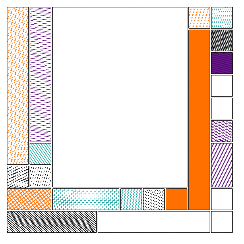 Strips layouts - Hatching #5