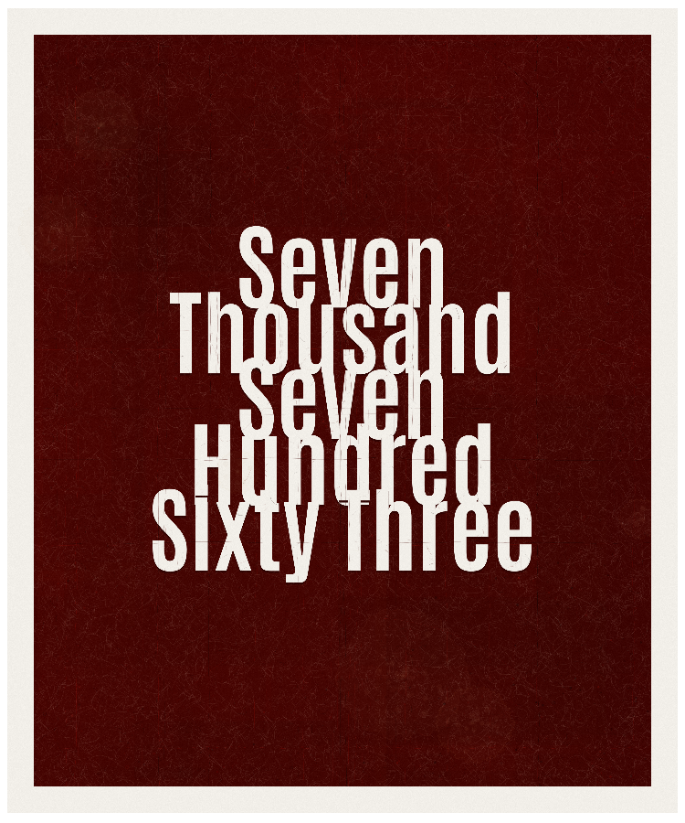 Count #7763