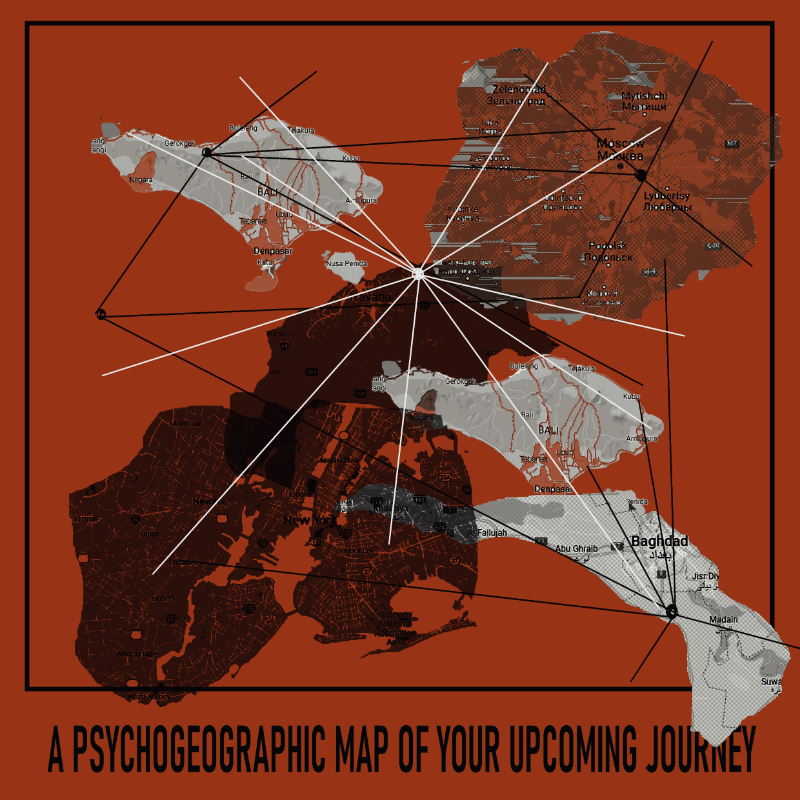 PSYCHOGEOGRAPHIC MAP  #6