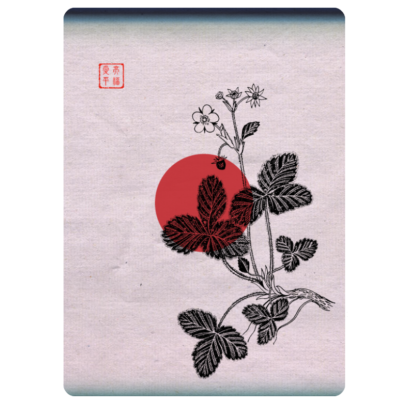 Zen flower card  #50