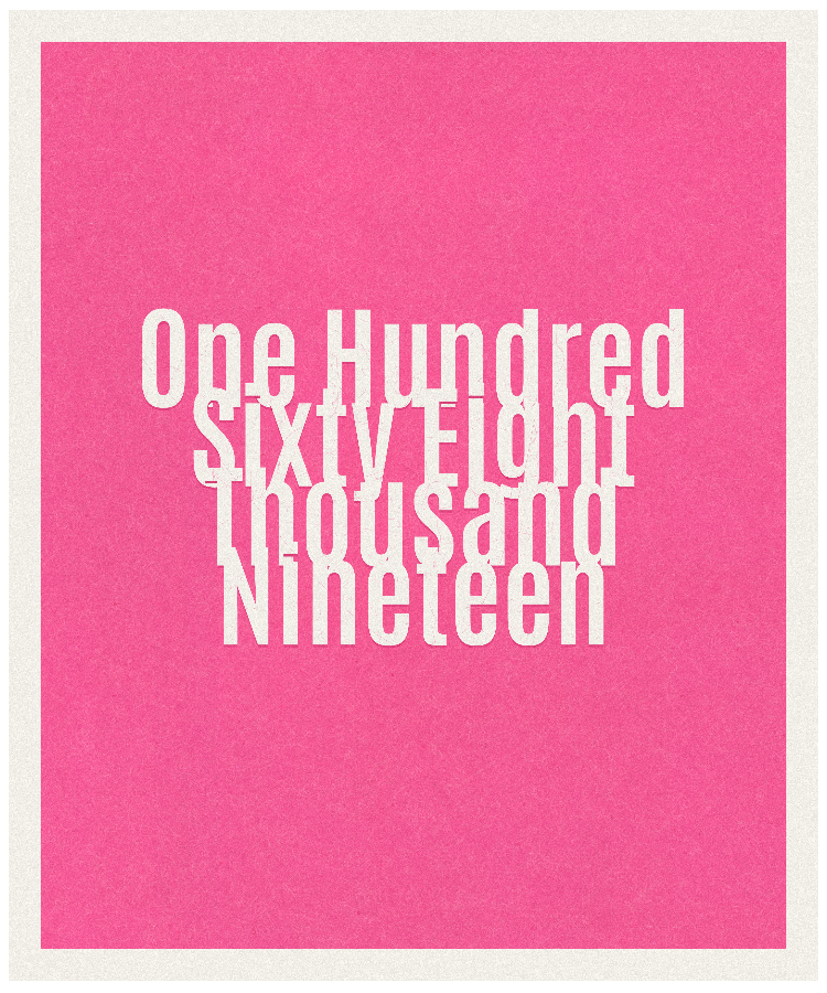 Count #168019
