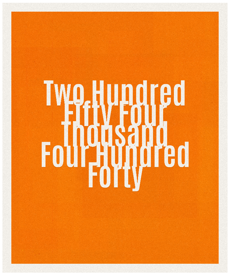 Count #254440