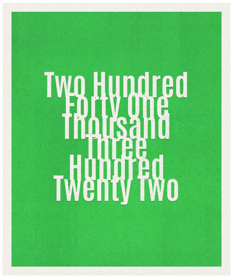 Count #241322