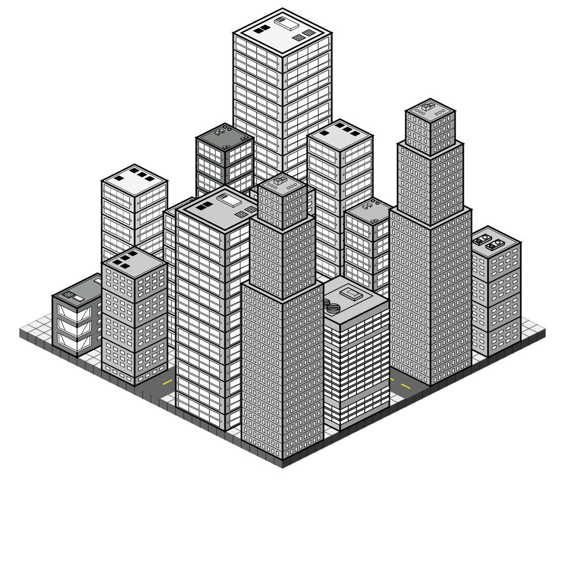 Isometric City Block