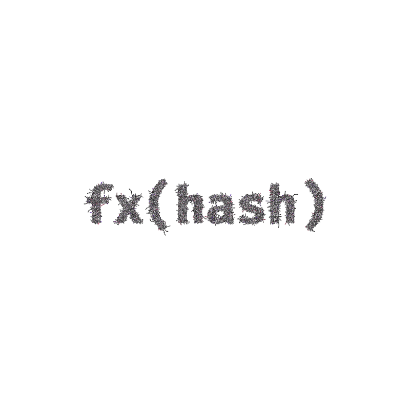 FXHASH Logo with Features #80