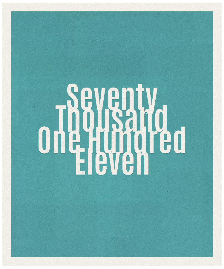 Count #70111