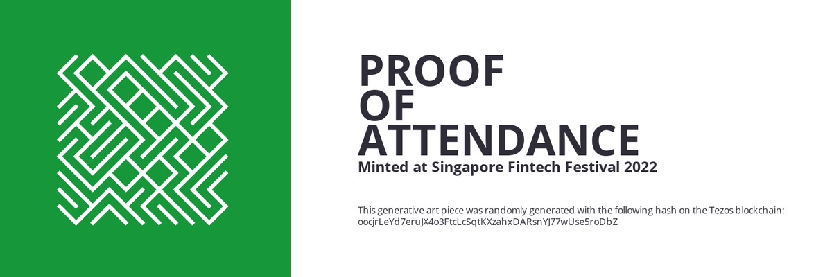 SFF2022 Proof of Attendance Token #425