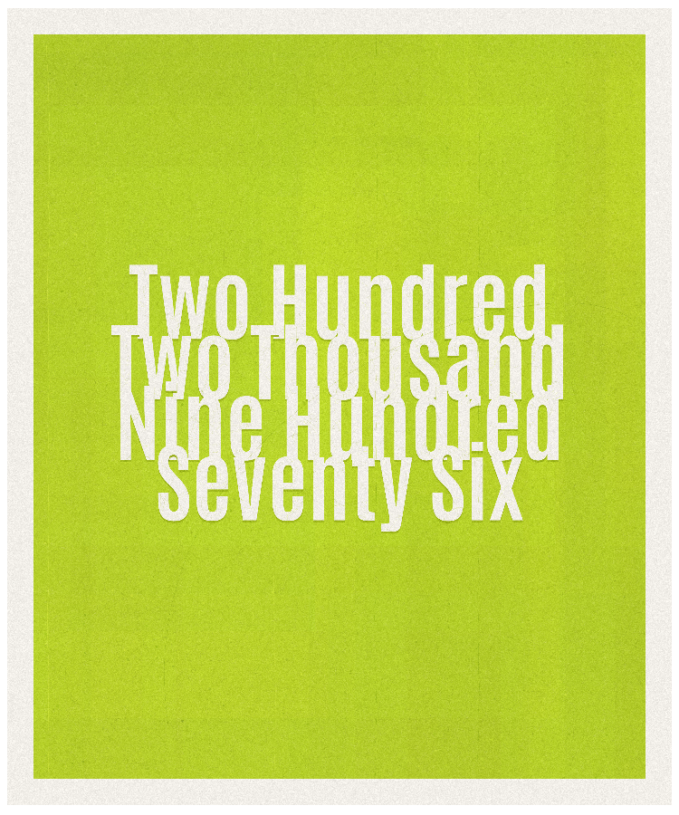 Count #202976