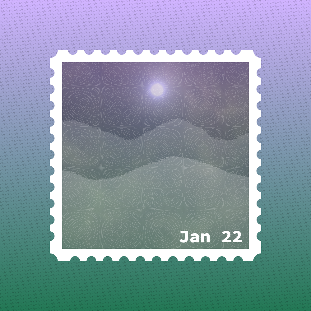 January 2022 stamp #1