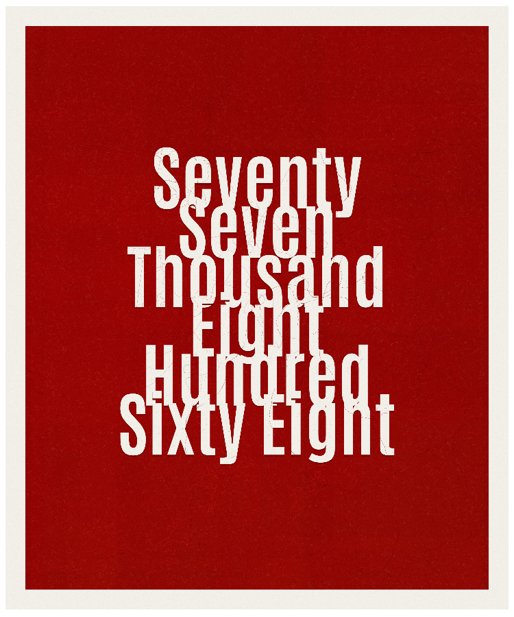 Count #77868