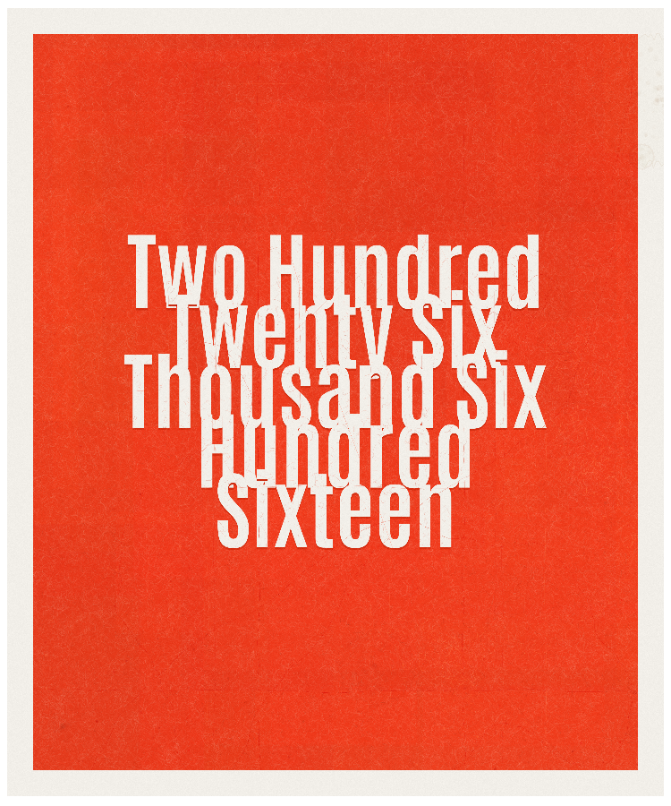 Count #226616