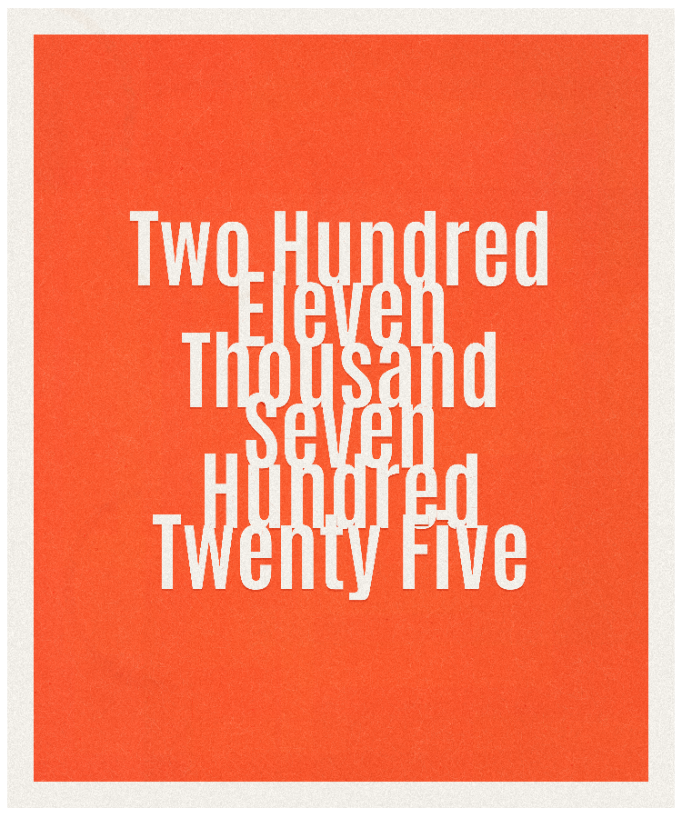Count #211725