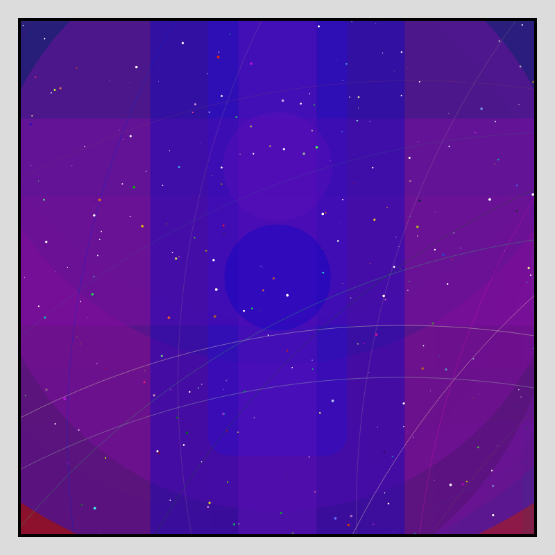 Color Field Starry B #141