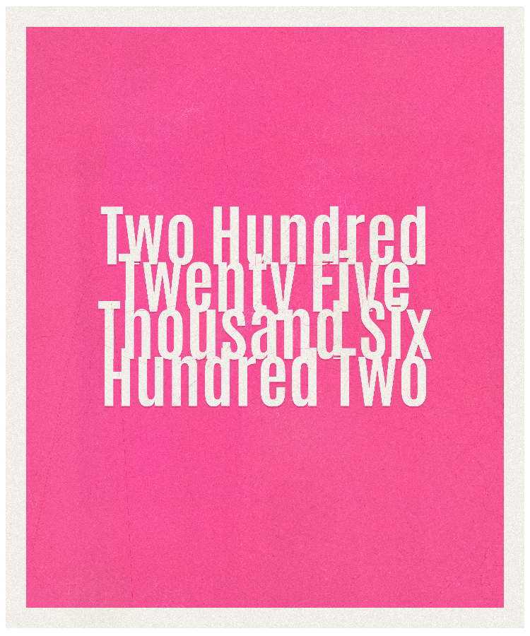 Count #225602