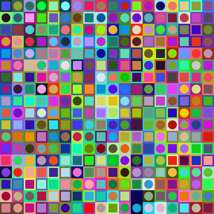 Square Dot Composition #279