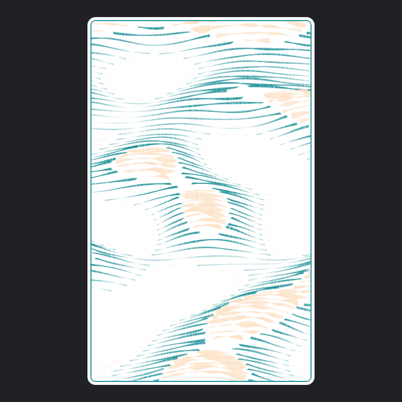 Topographic Playing Card #99