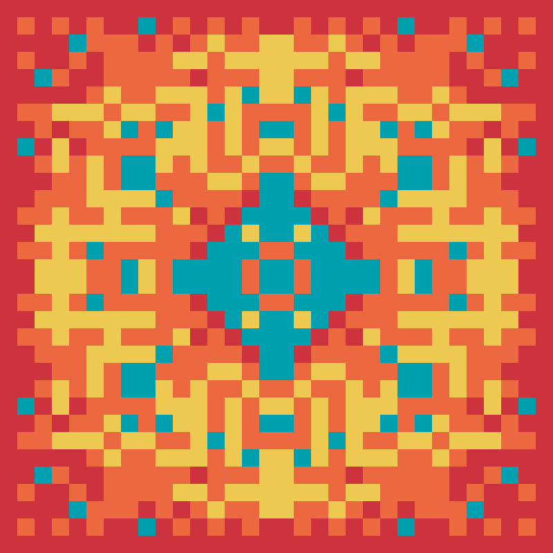 Pixel Mandala #42