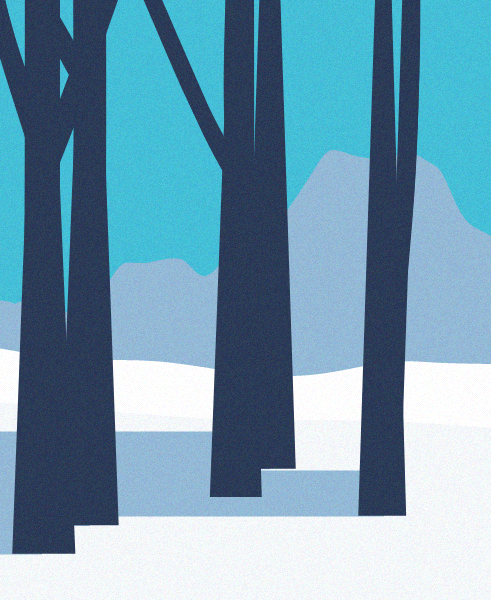 Minimal Snow Landscape #31