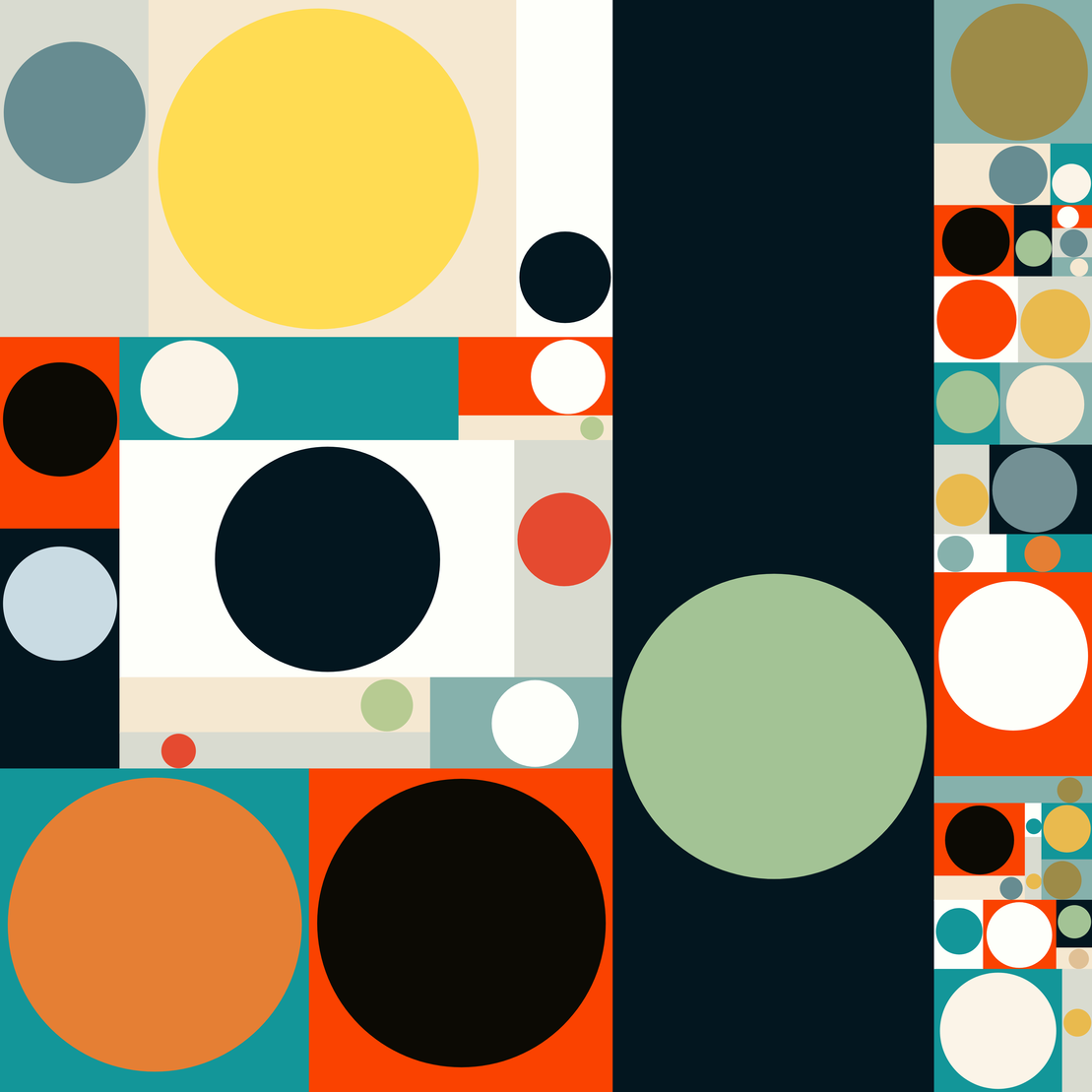 An Increasing Series Of Dots #46