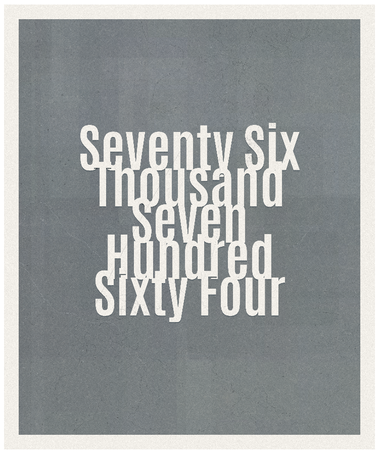 Count #76764
