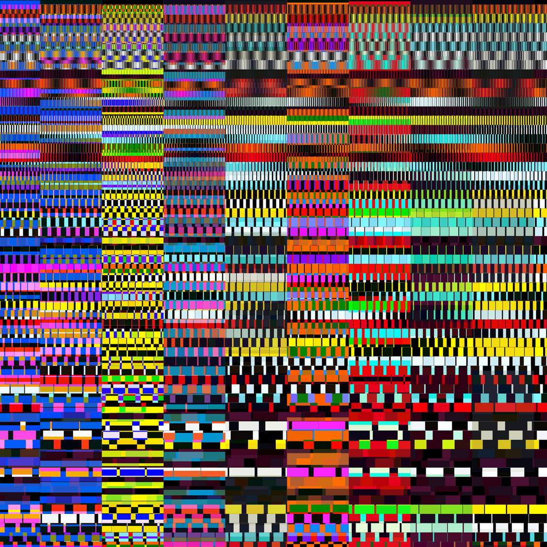 Glitchometry Stripes #112