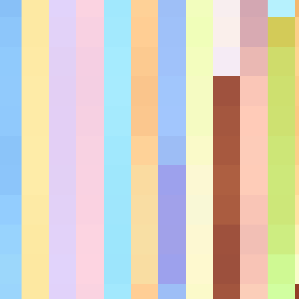 Pixelated Color Study #10