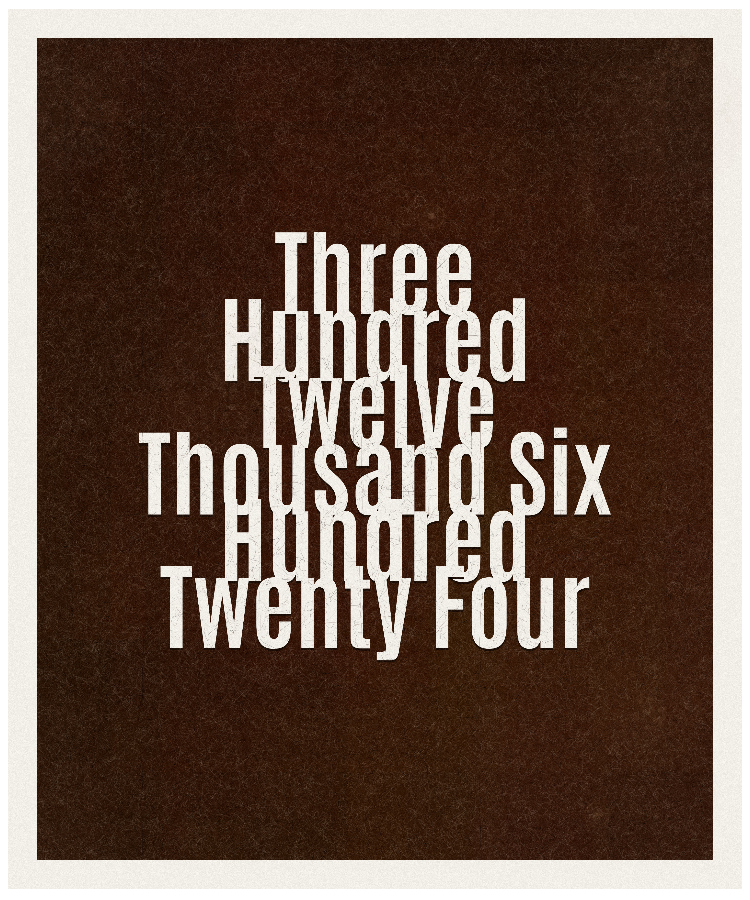 Count #312624