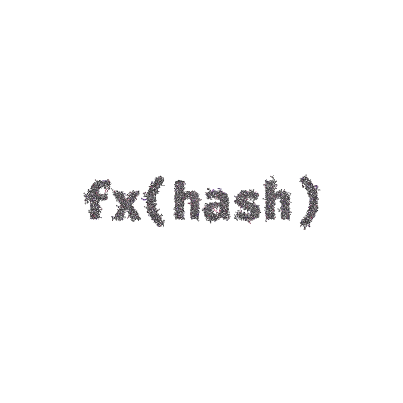 FXHASH Logo with Features #117