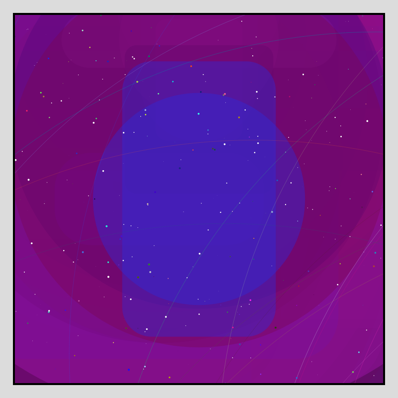 Color Field Starry B #54