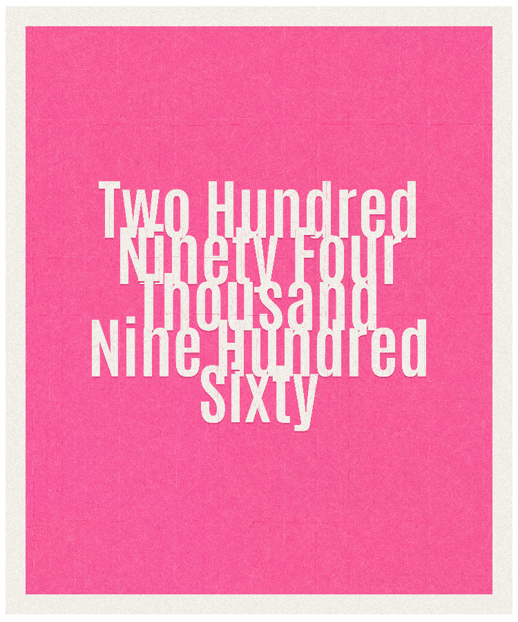 Count #294960