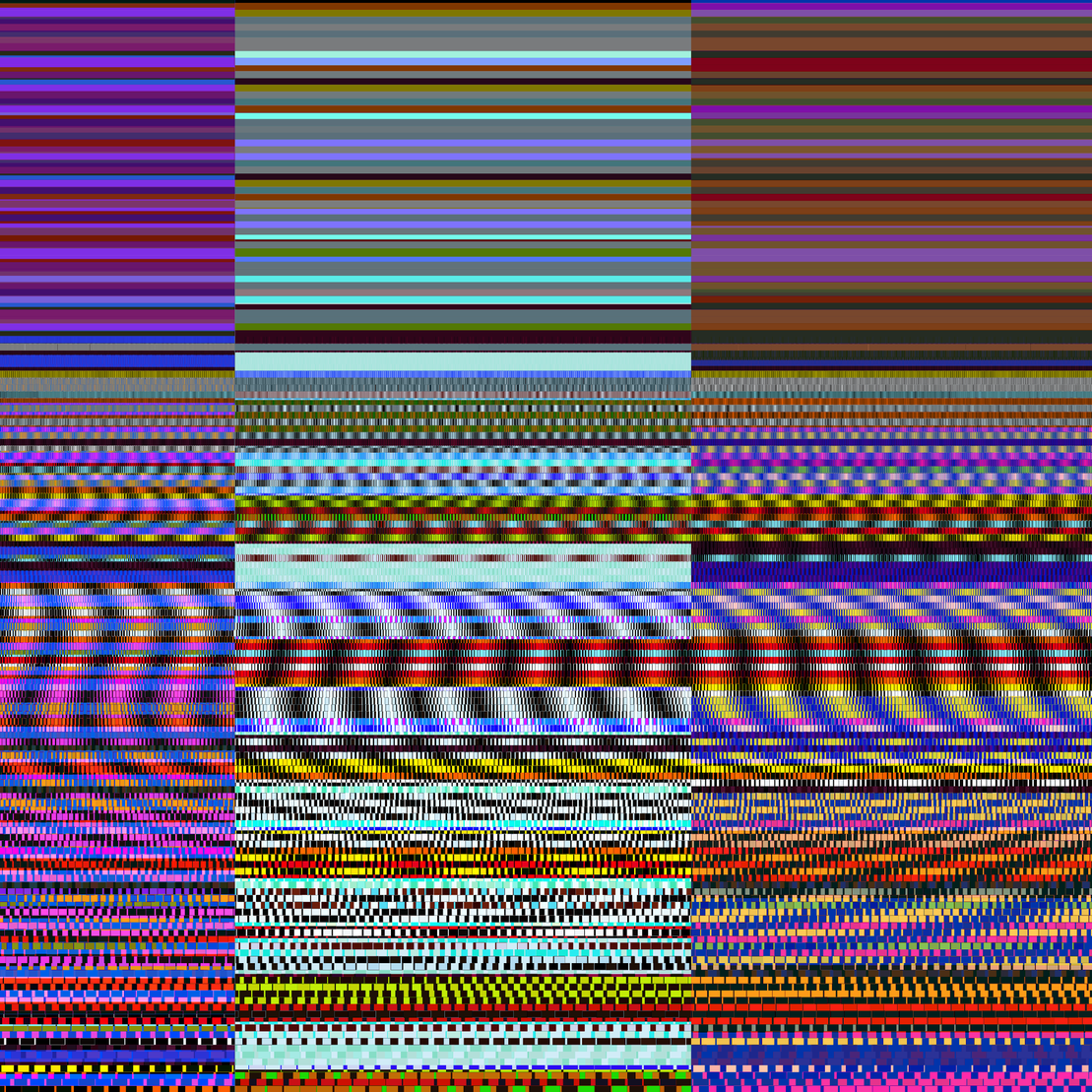 Glitchometry Stripes #101