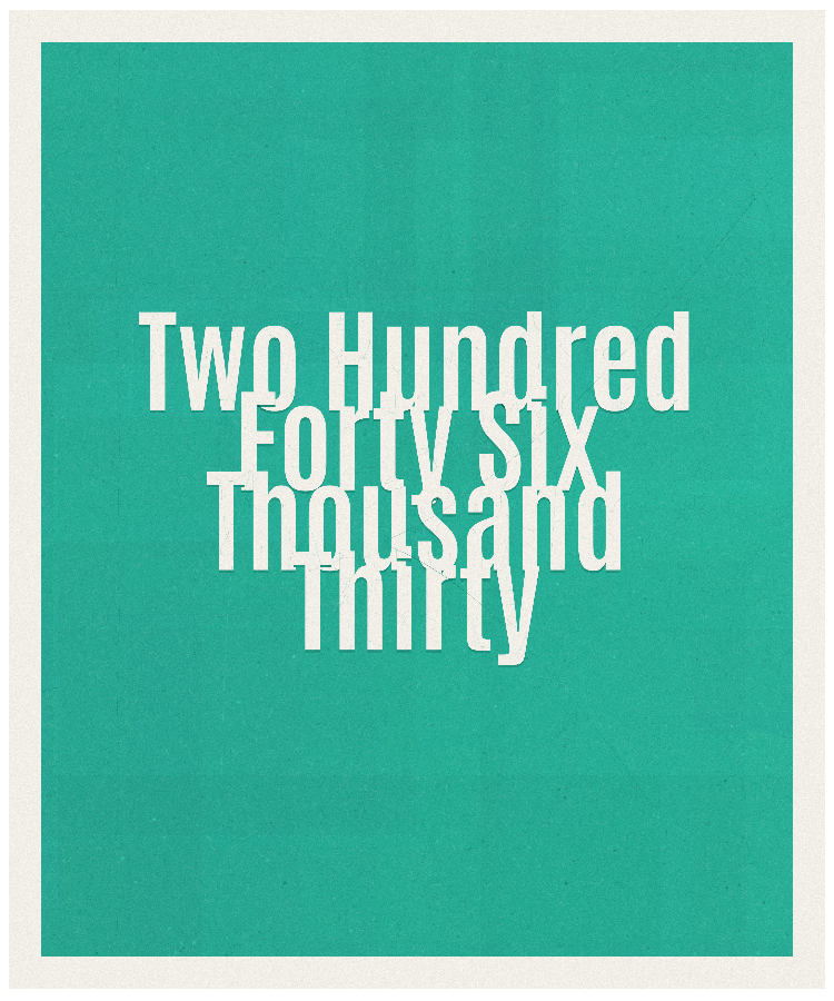 Count #246030