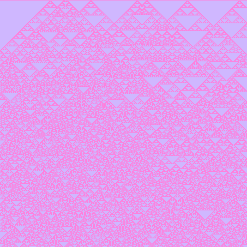 Totalistic Cellular Automata #64