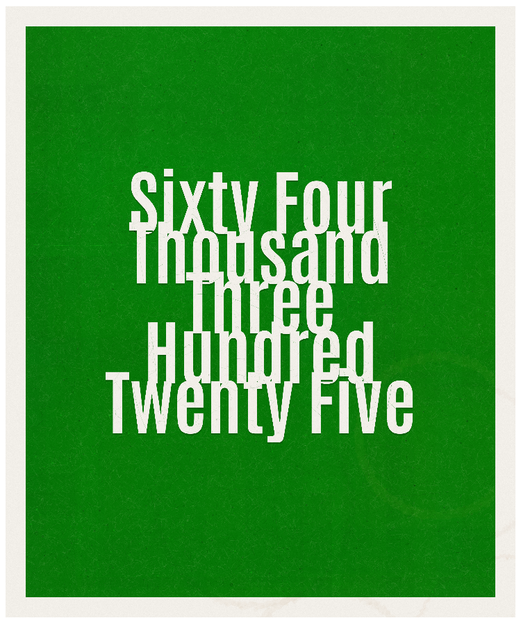Count #64325