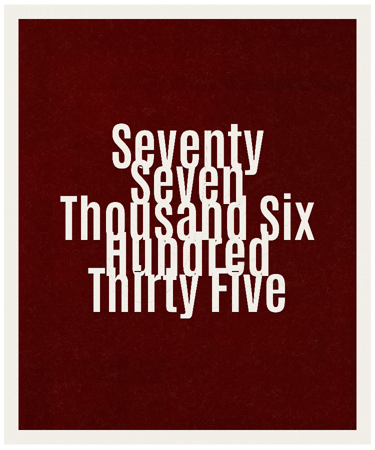 Count #77635