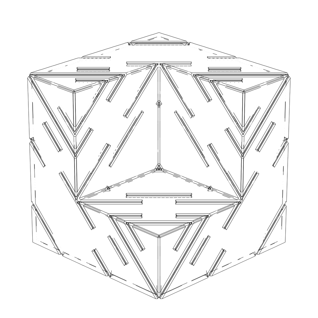 LL21 Alien Art Cube #435