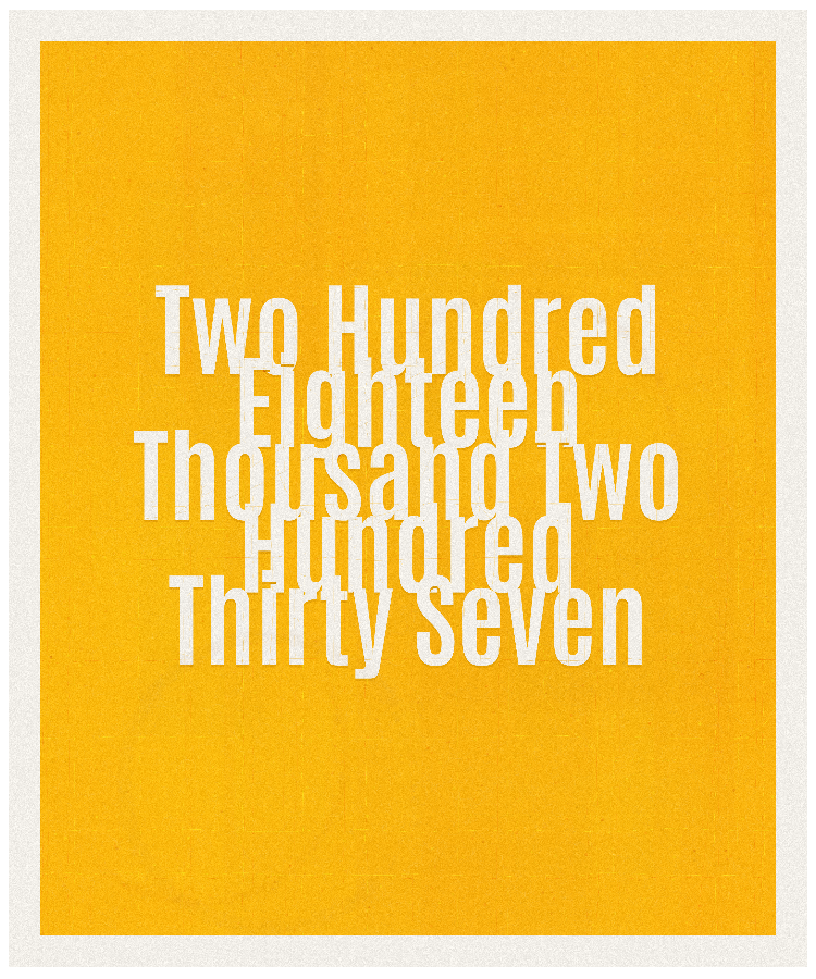 Count #218237